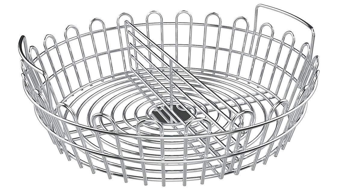Stainless Steel Charcoal Basket- BBQ Grilling